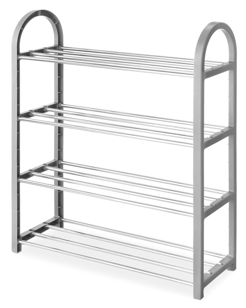Whitmor 4-Tier Compact Closet Shelves - Gray - Image 2